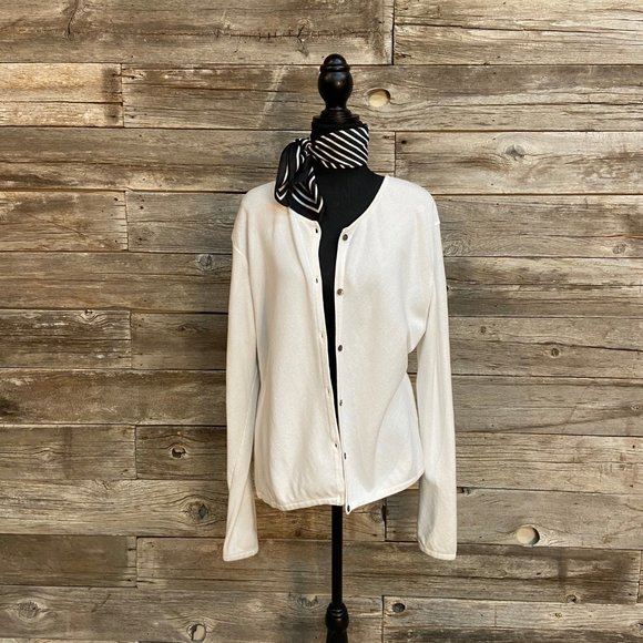 Willi Smith White Cardigan - Picture 4 of 4